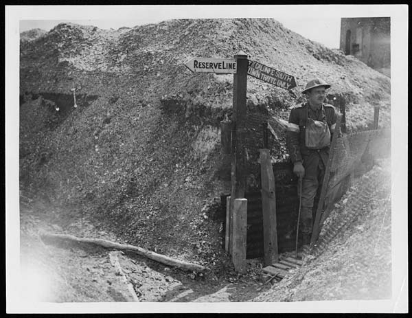 Trench signboard