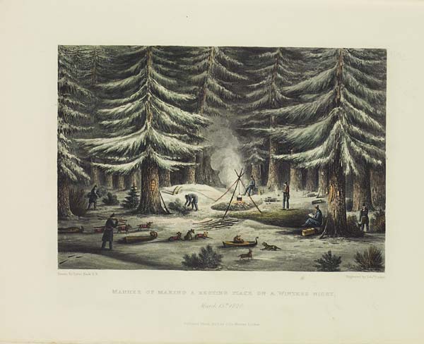 Illustrations from Sir John Franklin's 'Narrative of a Journey to the Shores of the Polar Sea', 1823 - MS.42236