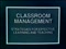 'CLASSROOM MANAGEMENT: Strategies for Effective Learning and Teaching' thumbnail