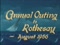 'ANNUAL OUTING TO ROTHESAY AUGUST 1956' thumbnail