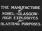 'MANUFACTURE OF HIGH EXPLOSIVES, NOBEL'S, GLASGOW FOR BLASTING PURPOSES' thumbnail