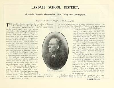(115) Photograph - Laxdale School District -- Laxdale, Guershader, New Valley and Coulregrein