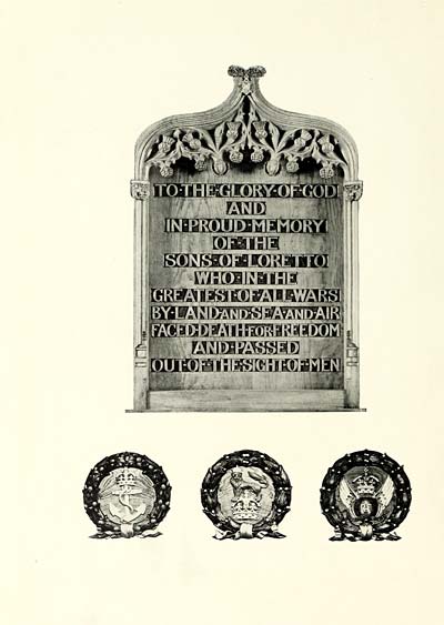 (6) Frontispiece - Memorial tablet