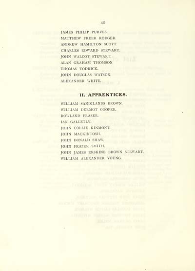 (50) Page 40 - Apprentices: Brown -- Young
