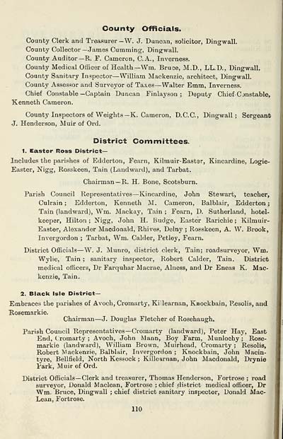 214) Page 110 - Places > Ross-shire roll of honour with Souter's