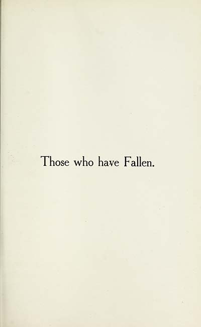 (187) Divisional title page - Those who have fallen