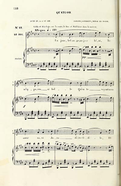 (230) Page 222 - No. 17. Quatuor -- Un jour, bel ange