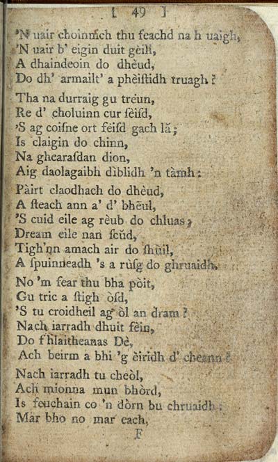 57 Page 49 Books And Other Items Printed In Gaelic From 1631 To 1800 Laoidhe Spioradall Early Gaelic Book Collections National Library Of Scotland