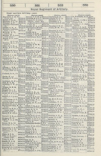 349 Army Lists Monthly Army Lists 1914 1918 November 1916 British Military Lists National Library Of Scotland