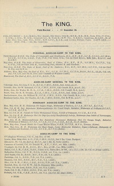 41 Army Lists Monthly Army Lists 1937 1940 August 1939 British Military Lists National Library Of Scotland