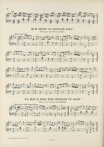 (30) Page 18 - Mi'm shuid' an deireadh bata -- cia mar is urra' sinn fuireach o'n dram