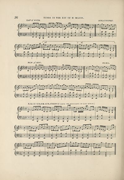 (48) Page 36 - Tap o' Noth strathspey -- Ben a'Chie reel -- Balleterach strathspey