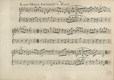 (13) [Page 3] - Lady Mary Lessley's minuet