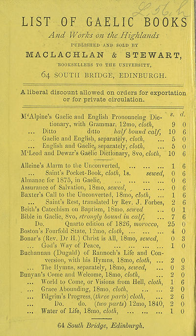 (2) A-B - List of Gaelic books