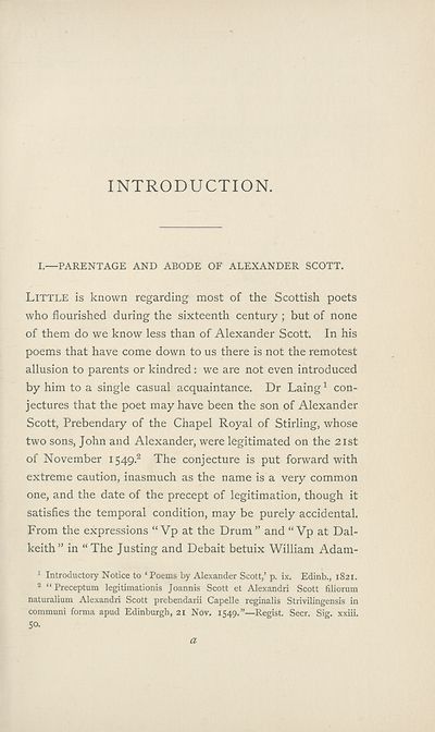 201) - Scottish Text Society publications > Old series > Poems of Alexander  Scott - Publications by Scottish clubs - National Library of Scotland