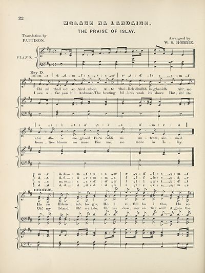 (32) Page 22 - Moladh na landaidh (The praise of Islay)