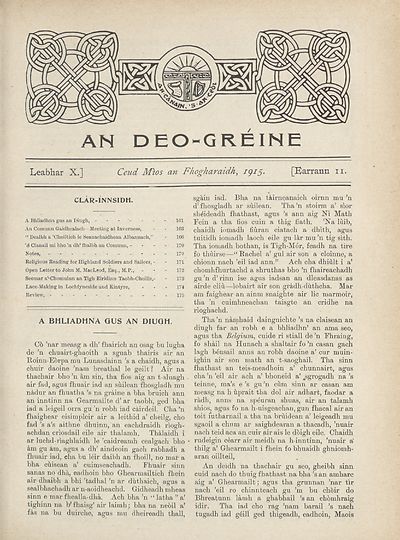 (169) Earrann 11, Ceud Mìos an Fhogharaidh, 1915 - 