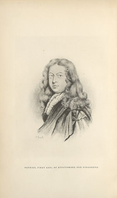 (9) Frontispiece portrait - Patrick, First Earl of Strathmore and Kinghorn