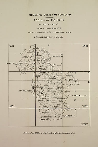 (61) Map - Parish of Forgue, Aberdeenshire