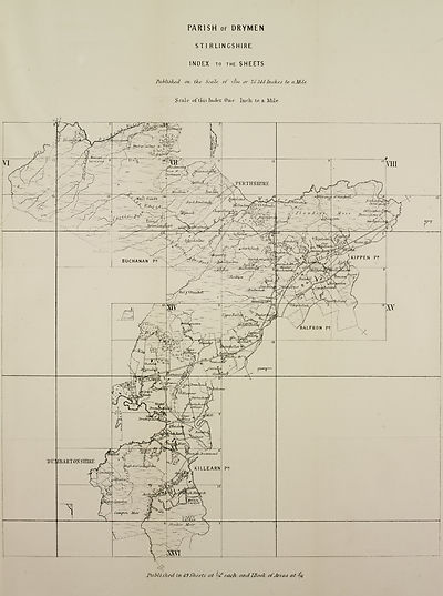 (10) Map - Parish of Drymen, Stirlingshire