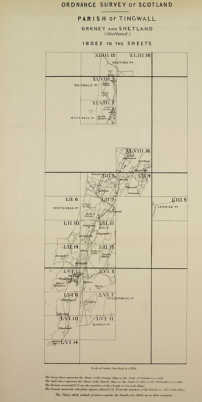 (289) Map - Parish of Tingwall