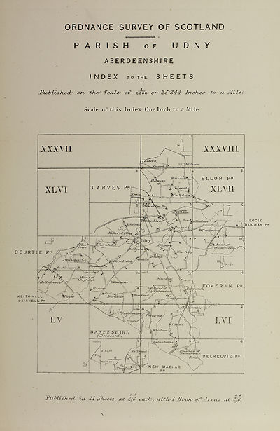 (543) Map - Parish of Udny