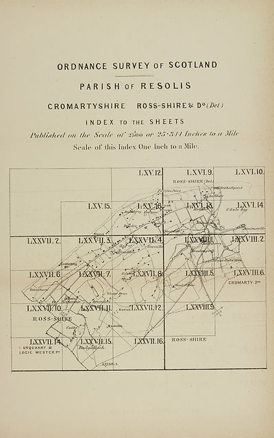 (219) Map - Parish of Resolis (Part of)