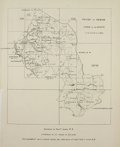(376) Map - Parish of Oxnam