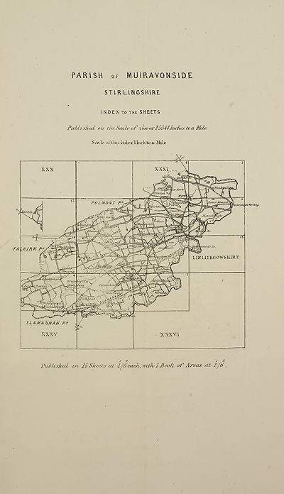 (706) Map - Parish of Muiravonside