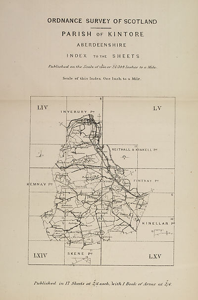 (309) Map - Parish of Kintore