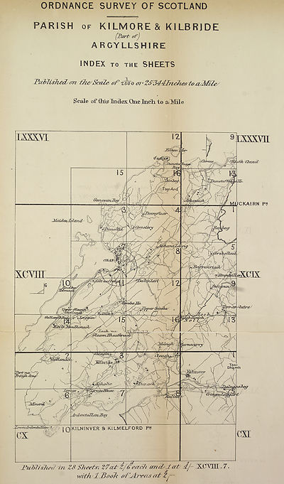 (134) Map - Parish of Kilmore and Kilbride