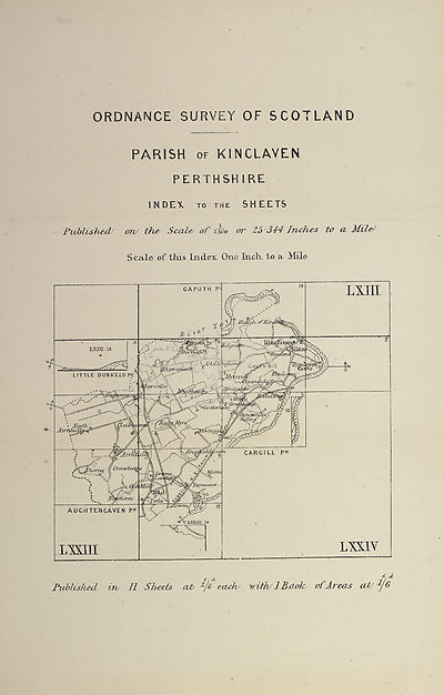 (673) Map - Parish of Kinclaven