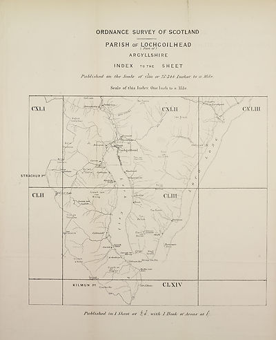 (663) Map - Parish of Lochgoilhead
