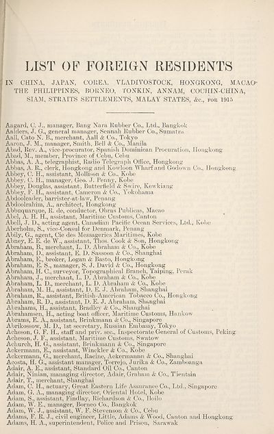 (1646) [Page 1517] - List of foreign residents