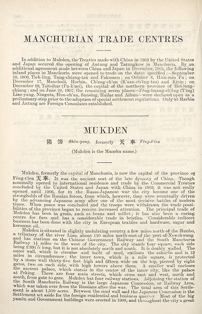 (744) [Page 670] - Manchurian Trade Centres -- Mukden