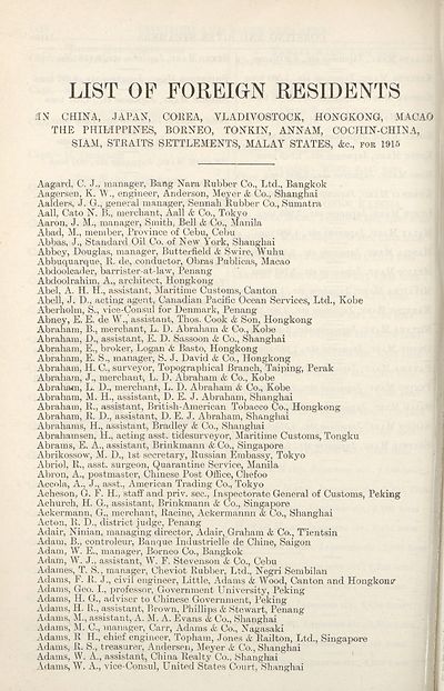 (1500) [Page 1420] - List of foreign residents