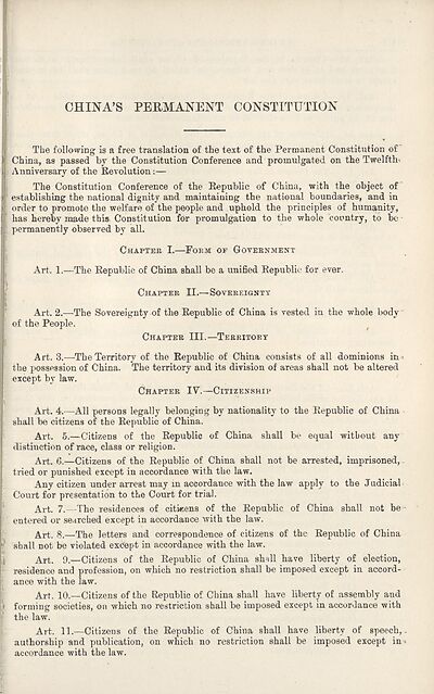 (467) [Page 411] - China's Permanent Constitution