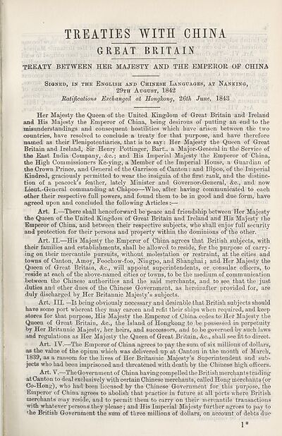 (55) [Page 3] - Treaties with China: Great Britain