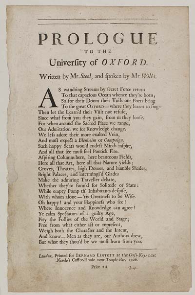 (7) Prologue to the University of Oxford