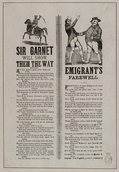 (1) Sir Garnet will show them the way