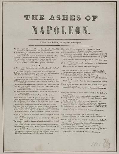 (16) Ashes of Napoleon