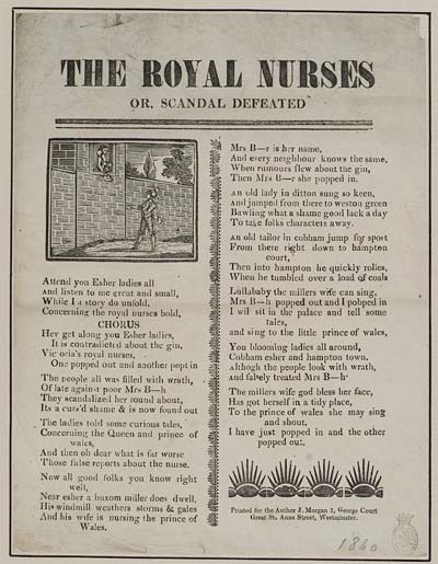 (17) Royal nurses or, scandal defeated