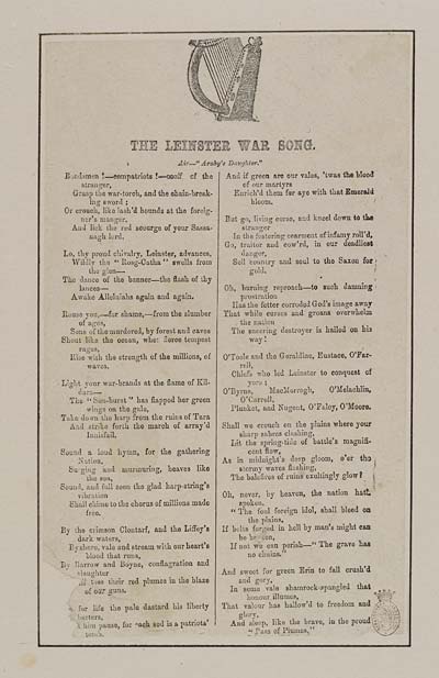 (6) Leinster war song