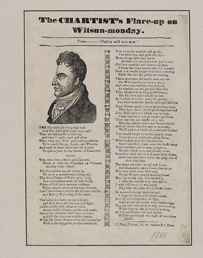 (25) Chartist's flare-up on Witsun-monday [sic]