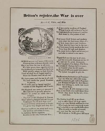 (16) Briton's rejoice, the war is over