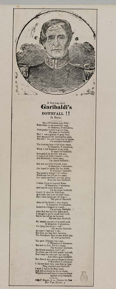 (47) New song called Garibaldi's downfall