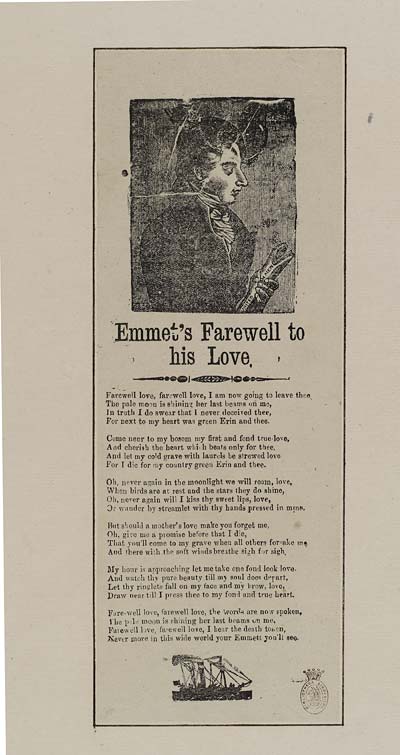 (38) Emmet's farewell to his love