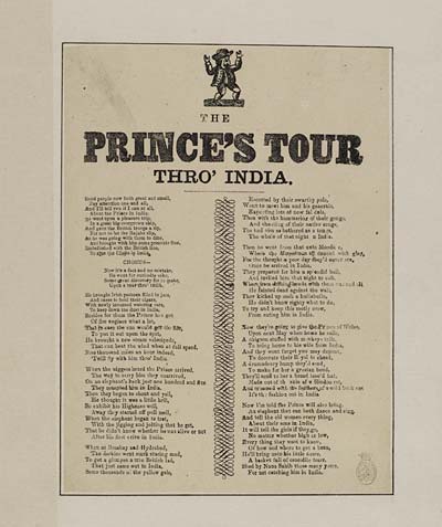 (46) Prince's tour thro' India