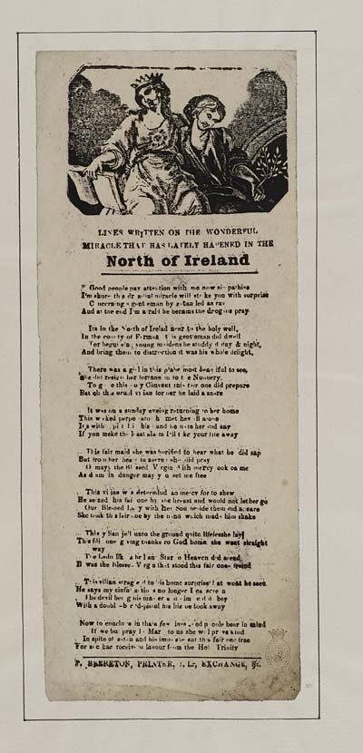 (48) Lines written on the wonderful miracle that has lately hapened in the north of Ireland