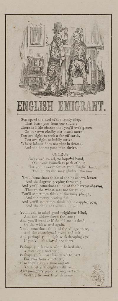 (24) English emigrant